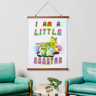I Am A Little Eggstra Hanging Tapestry