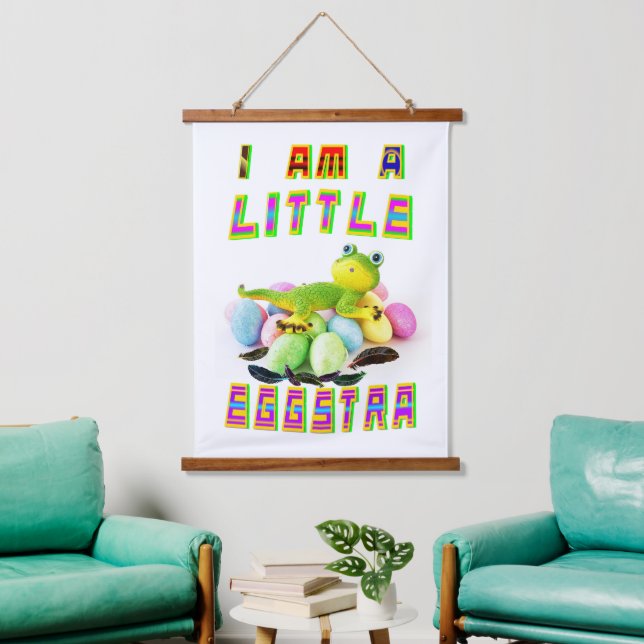 I Am A Little Eggstra Hanging Tapestry (Living Room)