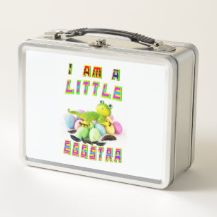 I Am A Little Eggstra Metal Lunch Box