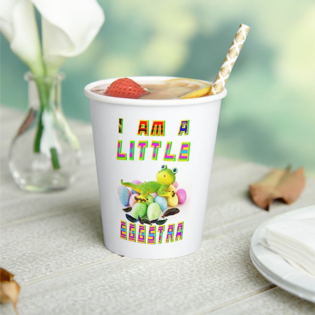 I Am A Little Eggstra Paper Cups (Insitu)