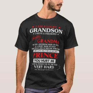 I am a lucky grandson i have a freaking awesome gr T-Shirt
