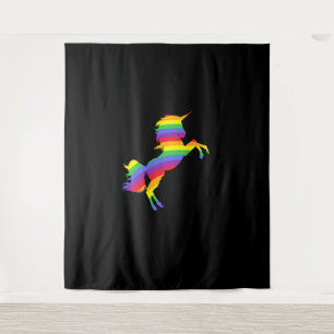 I Am A Magic! Rainbow Unicorn Color Wonder T-Shirt Tapestry