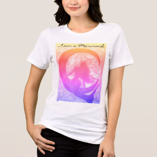 I am a Mermaid T-Shirt by Venus Leone Tri-Blend Shirt