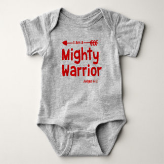 I am a Mighty Warrior - One Piece For Baby Boy Bodysuit