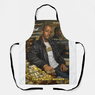 I AM A MONEY MAGNET APRON