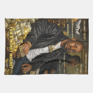 I AM A MONEY MAGNET KITCHEN TOWEL