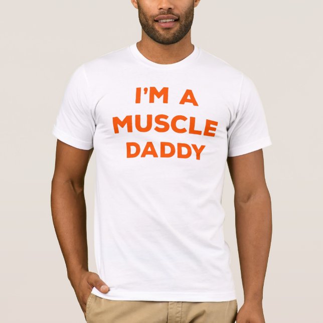 I Am a Muscle Daddy Sleeveless Shirt (Front)