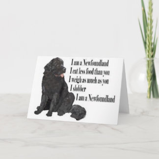 I am a Newfoundland Card