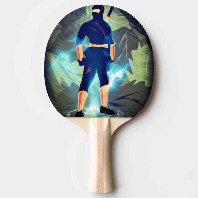 I Am A Ninja Ping Pong Paddle (Front)