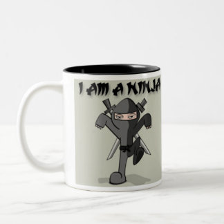 I AM A NINJA Two-Tone COFFEE MUG