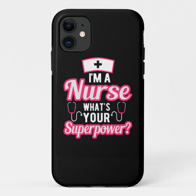 I Am A Nurse Case-Mate iPhone Case (Back)
