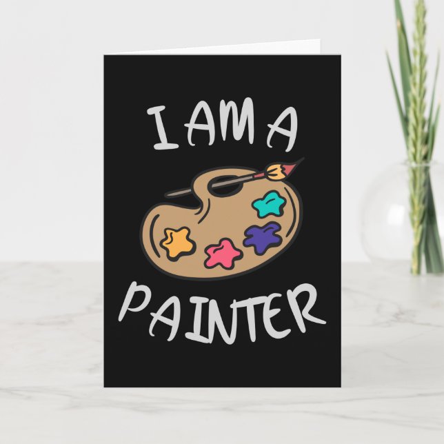 I am a Painter Card (Front)
