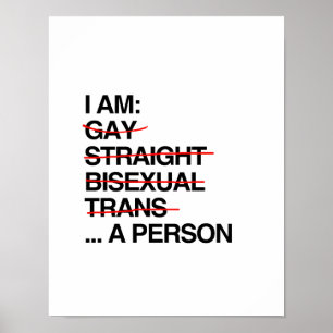 I AM A PERSON POSTER
