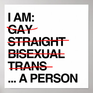I AM A PERSON POSTER