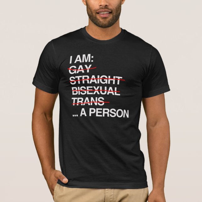 I AM A PERSON T-Shirt (Front)