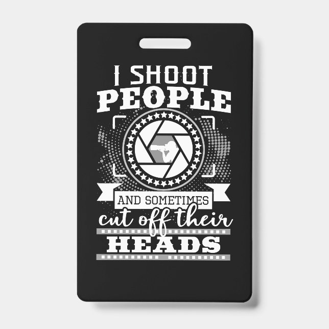 I Am A Photographer ID Badge (Front)