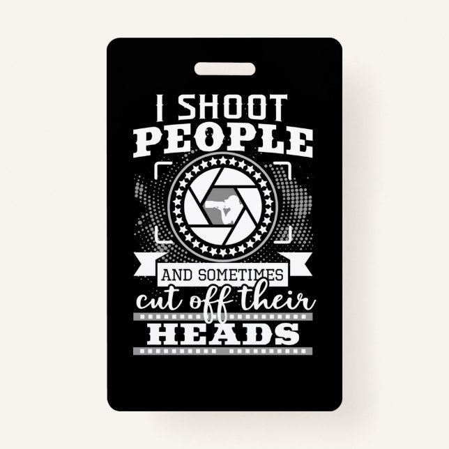 I Am A Photographer ID Badge (Front)