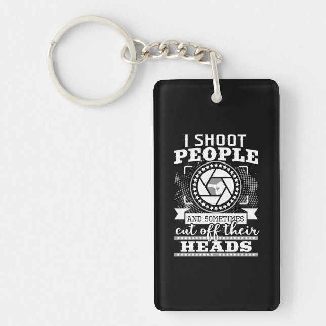 I Am A Photographer Key Ring (Front)