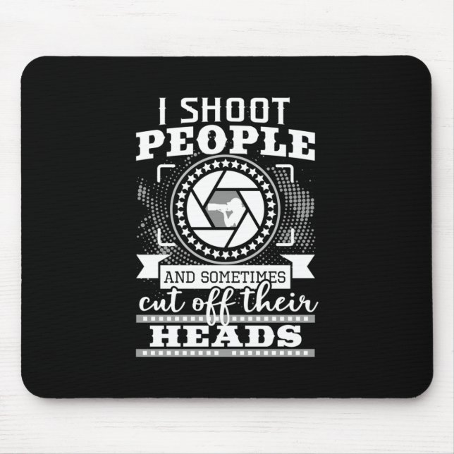 I Am A Photographer Mouse Pad (Front)