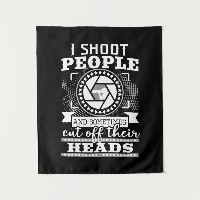 I Am A Photographer Tapestry (Front)