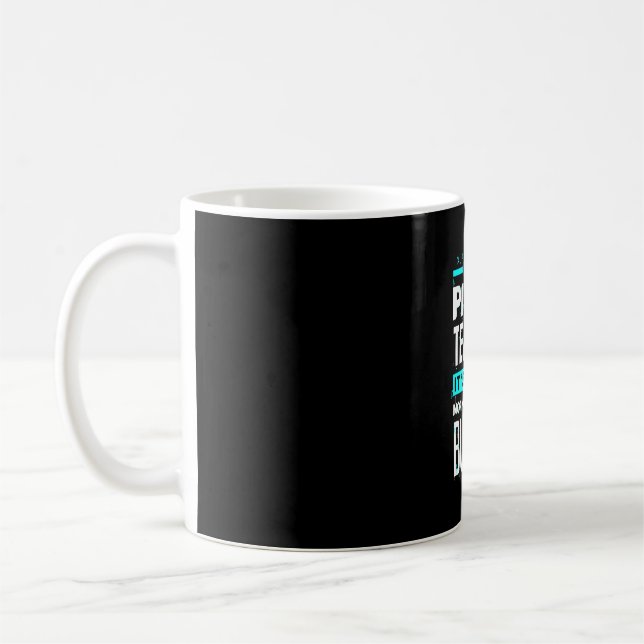 I Am A Piano Teacher Funny Pianist Piano Teacher Coffee Mug (Left)