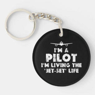 I am a Pilot Funny Key Ring