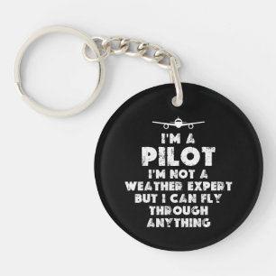 I am a Pilot Funny Key Ring