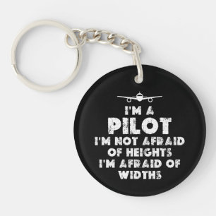 I am a Pilot Funny Key Ring