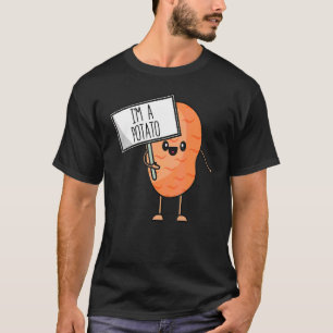 I Am A Potato Fries Cute Costume Potatoes T-Shirt