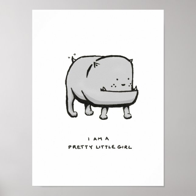 i am a pretty little girl poster (Front)