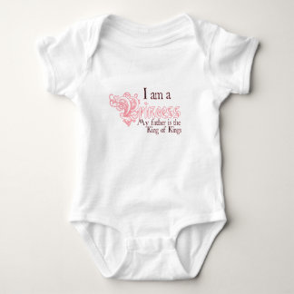 I am a princess King of Kings Baby Bodysuit