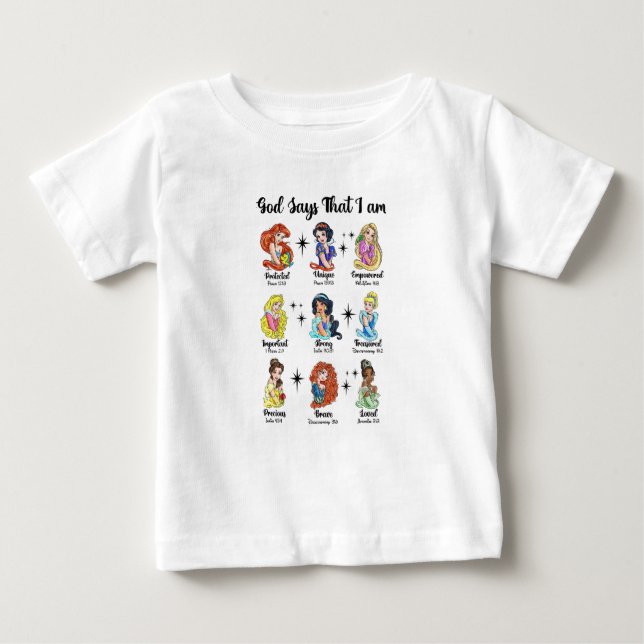 I am a princess King of Kings baby t-shirt (Front)