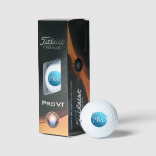  I AM A PRO - Custom Blue Golf Ball