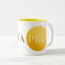 I AM A PRO | Elegant Gold Circle Motivational Mug