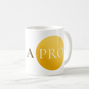 I AM A PRO Elegant Gold Circle Motivational Mug
