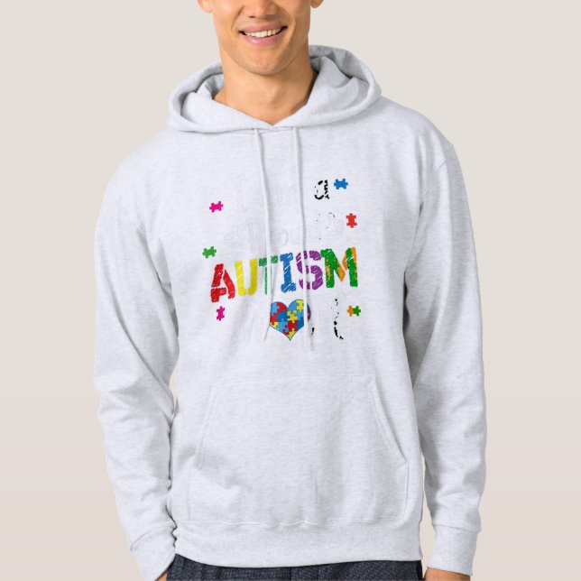 I Am A Proud Autism Mom Shirt. Great gift idea for Hoodie (Front)