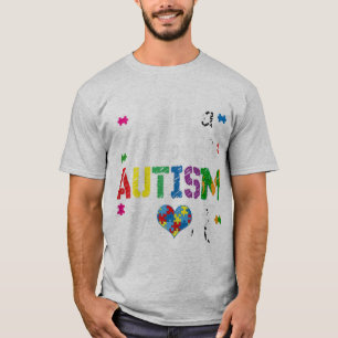 I Am A Proud Autism Mum Shirt. Great gift idea for T-Shirt