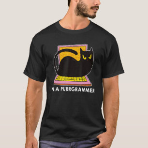 I Am A Purrgramer Nerd Software Developer Coder Pr T-Shirt