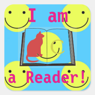 I am a Reader Sticker