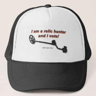 I am a relic hunter and I vote Trucker Hat