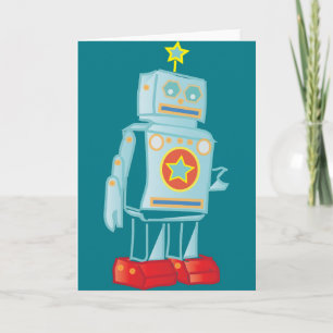I am a robot holiday card