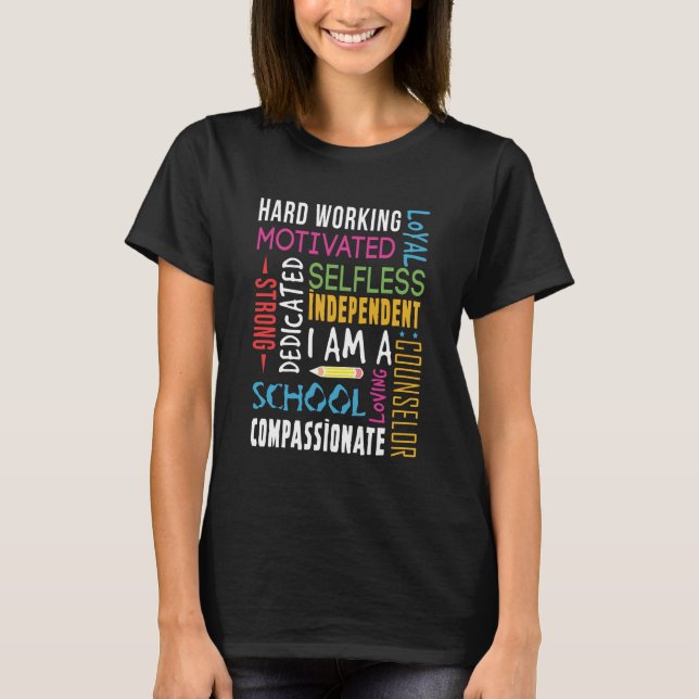 I Am A School Counsellor Appreciation    T-Shirt (Front)