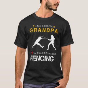I Am A Simple Grandpa I Love My Grandchildren And T-Shirt