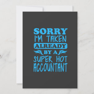 I Am A Super Accountant Invitation