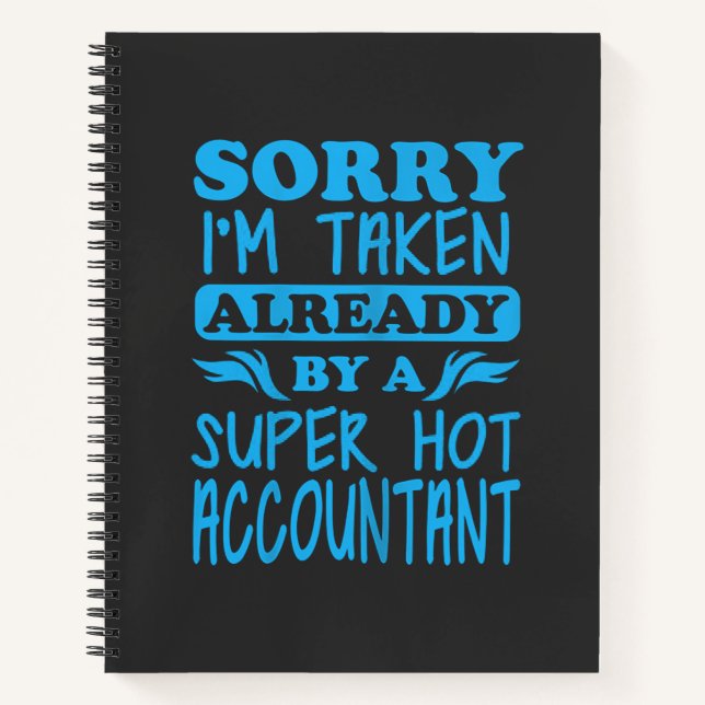I Am A Super Accountant Notebook (Front)