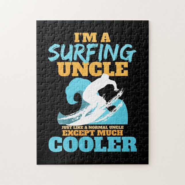 I Am A Surfing Uncle Jigsaw Puzzle (Vertical)