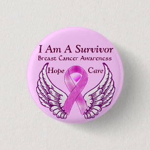 I Am A Survivor_ 3 Cm Round Badge