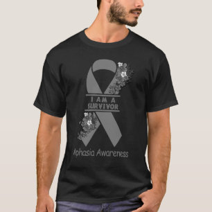 I Am A Survivor Aphasia Awareness T-Shirt