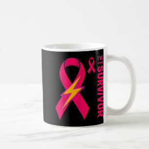I Am A Survivor Breast Cancer Awareness Pink Ribbo Coffee Mug