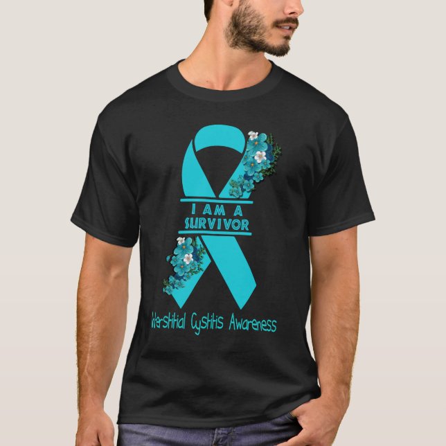 I Am A Survivor Interstitial Cystitis Awareness T-Shirt (Front)
